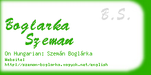 boglarka szeman business card