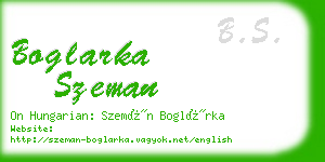 boglarka szeman business card